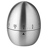 Eieruhr, Mechanischer Küchenwecker aus Edelstahl, Eieruhr zum Mitkochen, Kurzzeitwecker für...
