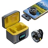 Genérico Mikrofon für Handy, Mini-Magnetklemmen-Mikrofon für Vlogging, Lautsprecher mit 12...