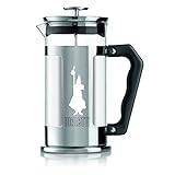 Bialetti Kaffeepresse Preziosa, French Press Filter für Kaffee oder Tee, Gehäuse aus Edelstahl und...