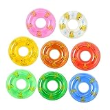 ifundom 8 Stück Kleiner Schwimmringe aus Bruchfestem Kunststoff Bunte Pool und Bade Spielzeuge...