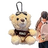 Opilroyn Plüsch Bär Charme, Plüsch Bär Schlüsselanhänger - Plüsch Schlüsselanhänger Cartoon...