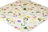 KAMACA Tischdecke Schmetterlinge auf der Blumenwiese Tischwäsche Küche Esstisch Frühling Sommer...
