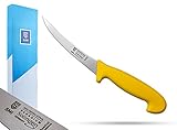 SMI Solingen Ausbeinmesser gebogen Flexibel 6 Zoll Fleischmesser Metzgermesser Premium Qualität...