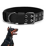 Taktisches Hundehalsband-Militärisches Hundehalsband verstellbares Nylon breit Trainings Halsband...