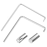 HAEPXYBY 2 Stück Fenster Einstellwerkzeug Set-gebogener 4mm Sechskant und Torx TX15...