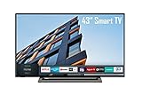 Toshiba 43LL3C63DAY 43 Zoll Fernseher / Smart TV (Full HD, HDR, Triple-Tuner, Bluetooth) - 6 Monate...