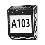 Solar House Numbers - Waterproof Street Sign, Address Number Lighting | Led Illuminated Address...