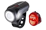 Sigma Aura 35 und Nugget II | spritzwassergeschütztes Fahrradlichter Set | StVZO zugelassenes,...