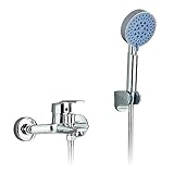 Badewannenarmatur mit Handbrause 5 Funktionen Einhebe Wannenarmatur Mischbatterie badewanne Set mit...