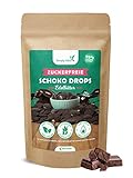 Simply Keto Lower Carb* Schokodrops Zuckerfrei (200g) - Edelbitter Schoko Drops zum Naschen oder...