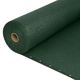 F & R Sichtschutz Garten Zaunblende I Sichtschutz Zaun I Schattiernetz Grün PE 1m x 20m 150g/m² I...