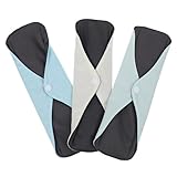 HAMPPLIES Wiederverwendbare Waschbare Damenbinden aus Atmungsaktivem Mesh Stoff Waschbare...