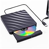 QDSYLQ Externes DVD CD Laufwerk USB: DVD Brenner Extern CD Laufwerk für Laptop PC, Externe Optische...