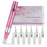 TBPHP M1 professionelles elektrisch derma pen mit LCD Bildschirm und 7 stufen(Inkl.12 köpfe...