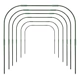 6 x Gartenreifen für Reihenabdeckung, 86 x 91,4 cm, Gewächshaus-Rahmen, Tunnel-Reifen, rostfreier...