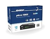 EDISION Picco T265 Full HD H.265 HEVC terrestrischer FTA Receiver T2, (1x DVB-T2, USB, HDMI, SCART,...