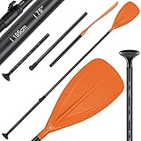 KESSER® Paddle - 3-teilig für Kayak SUP Stand-Up Paddling Board Stechpaddel, Verstellbar Teleskop...