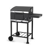 tepro Holzkohlegrill (Grillwagen) Toronto Basic, Grillfläche: ca. 52 x 36 cm, BBQ mit Deckel, Maße...