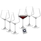 LEONARDO HOME Burgundergläser PUCCINI (6er Set) • Kratzfeste Rotweingläser (730 ml) •...