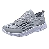 Mode Sommer Herren Mesh-Atmungsaktiv komfortabler Leichtgewicht Jack Herren Schuhe 02 (Grey, 44)