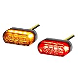 Germany Motorsports LED Mini Motorrad Blinker Micro Stripe e-geprüft vorn + hinten...