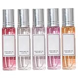 5 Stück Pheromone-Parfüms für Frauen 10 ml Roll-on-Pheromon-Parfümöl natürliche Formel lang...