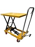 Kraftwelle 150 kg Traglast Hydraulik Scherenhubtisch mobiler Hubwagen Hubtischwagen Plattformwagen...