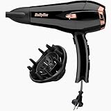 Babyliss Cordkeeper 2000 Ionic-Haartrockner D373E, einzigartige Kabeleinzugsfunktion Im Griff, 2000...