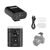NEEWER BASICS Mini Kamera Blitz Speedlite mit LED Video Fülllicht/LCD Display/800mAh, Kamera Flash...