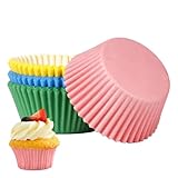 Cupcake-Papier – Muffinförmchen, Backpapier | Papiereinlage, Mini-Muffin-Backformen, 1000...