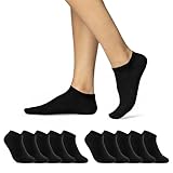 10 | 20 | 30 Paar Sneaker Socken Herren Damen Schwarz Weiß Grau Baumwolle 16900 (10x Schwarz 43-46)