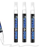 3 Stück Reifenstift WeisWasserfest,LackstiftWeiß,Edding Weiß Wasserfest,White Gel Pen,Lackstift...