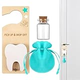 Whnbuij Zahnhalter-Tasche für Kinder, Baby-Zahn-Behälter, Andenken-Beutel, vielseitig, exquisite...