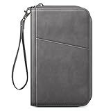 Fintie Familie Reisepass Tasche, Wasserdicht Reisepasshülle Ausweistasche Dokumentee Reiseorganizer...