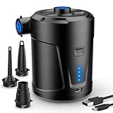 SUPPOU SUPPOU Elektrische Luftpumpe, 5200 mAh, tragbare Luftpumpe mit schnellem Aufpumpen/Entleeren,...