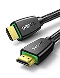 UGREEN HDMI Kabel 4K 60Hz UHD 2.0 HDMI ARC Kabel HDR 3D High Speed 18Gbps mit Ethernet vergoldet...