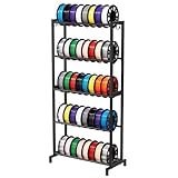 VEVOR Filament Lagerregal für 3D-Drucker, 5 Ebenen, Filamentspulenhalter, 635 x 320 x 1300 mm...