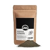 Spicy Welt Schwarzer Pfeffer Gemahlen (1kg) – Frisches Pfefferpulver aus Gemahlenen...