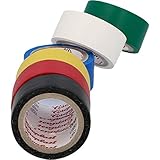 cartrend Isolierbänder Elektriker Klebeband Farbigen PVC Band Wasserdicht Elektrisches Isolierband...