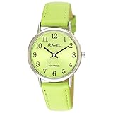 Ravel - Runde silberfarbene Damen-Armbanduhr Brighter Days- Analog Quarz - R0140.11.1 - Helles...