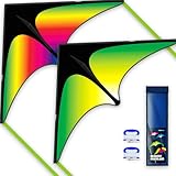 SGftre Delta Drachen Set für Kinder und Erwachsene, Leicht zu Fliegen Outdoor Fun Flugdrachen,...