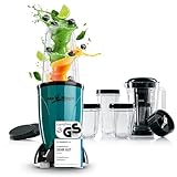 GOURMETmaxx Mr. Magic Mixer | Smoothie Maker mit XXL-Zubehörpaket | Standmixer 18-tlg. | Blender...