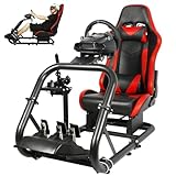 Dardoo G29 Racing Simulator Cockpit mit Sitz passend für Logitech G920 G923, Thrustmaster T300RS,...