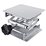Hubtisch Labor Hebebühne Edelstahl Labor Hebeplattform Ständer Rack Scissor Laborscherenwagenheber...