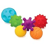 Infantino Textured Multi Ball Set – Texturierte Bälle im Set für die sensorische Entwicklung –...