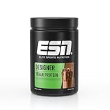 ESN Vegan Designer Proteinpulver, Milky Chocolate, 910 g, cremige Konsistenz mit Erbsen-, Hanf-, und...