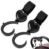 Kinderwagen-Aufhängeclips – Set aus stabilen Karabiner-Haken, vielseitigen...