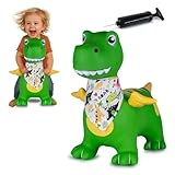 JAMARA 466007 Hüpftier Dino mit Flügel HoppyDoo - Spielzeug für Kinder, Hüpfspielzeug Baby...