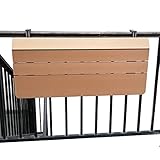 Klappbarer Balkon-Hängetisch – Outdoor-Geländer-Bar-Serviertisch, 5-stufig Höhenverstellbar,...