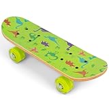 Ozbozz OzBozz Dinosaurier-SKATEBOARD MIT BLINKENDEN RÄDERN – 17-ZOLL-Deck – Bezaubernde...